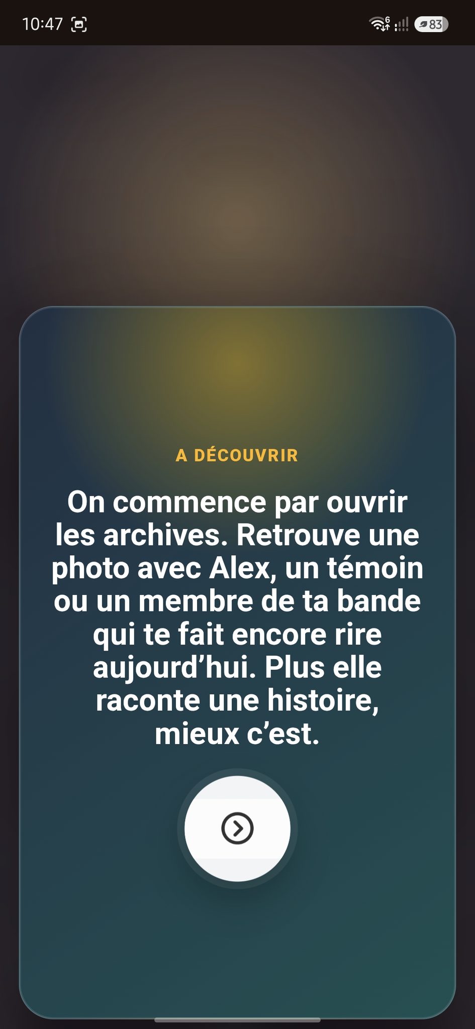Mission souvenir dans un calendrier digital mariage