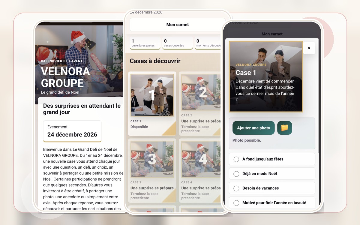 Calendrier digital entreprise AL Connect