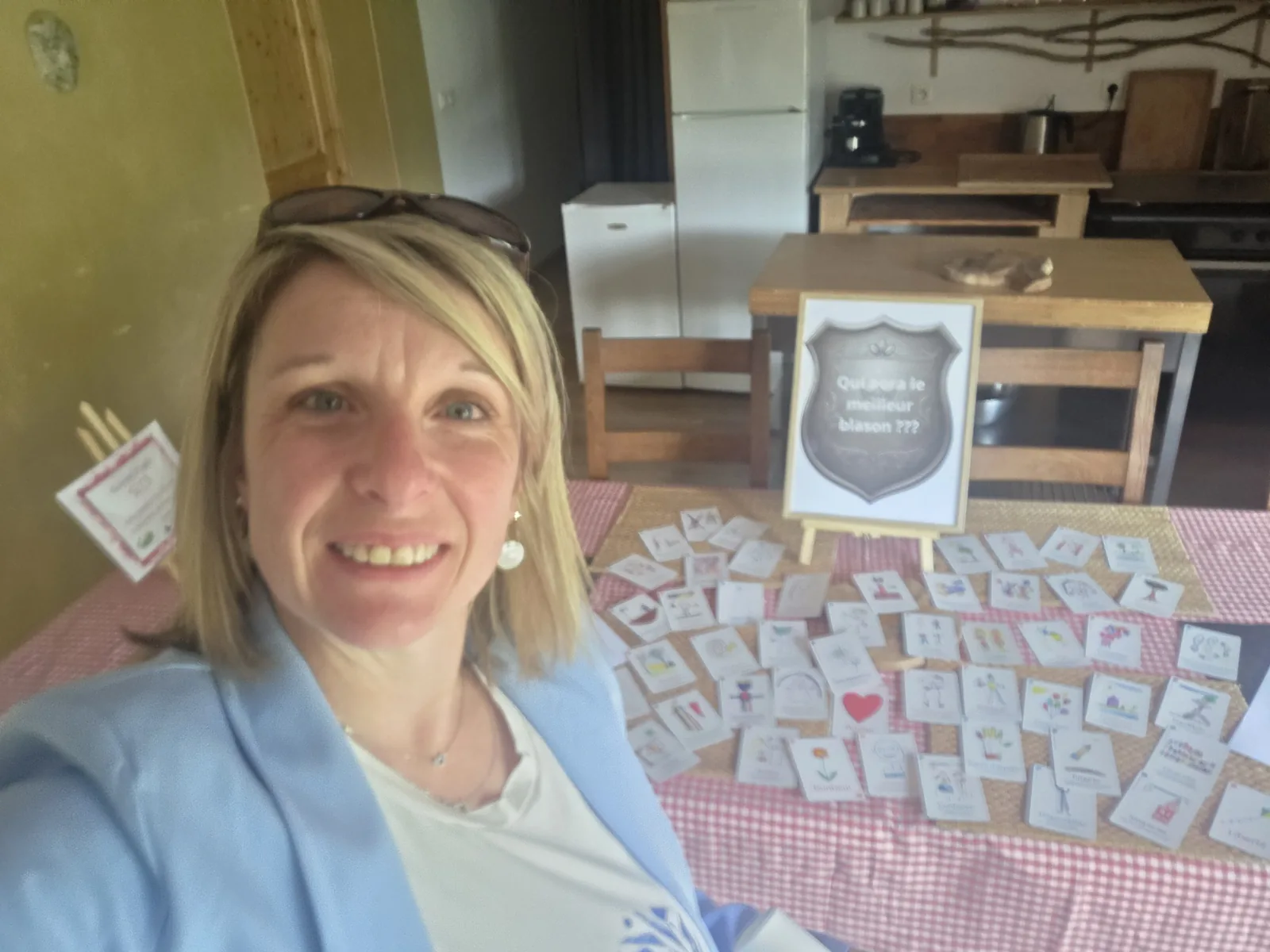 Aurélie coordonne une séquence de la journée de cohésion