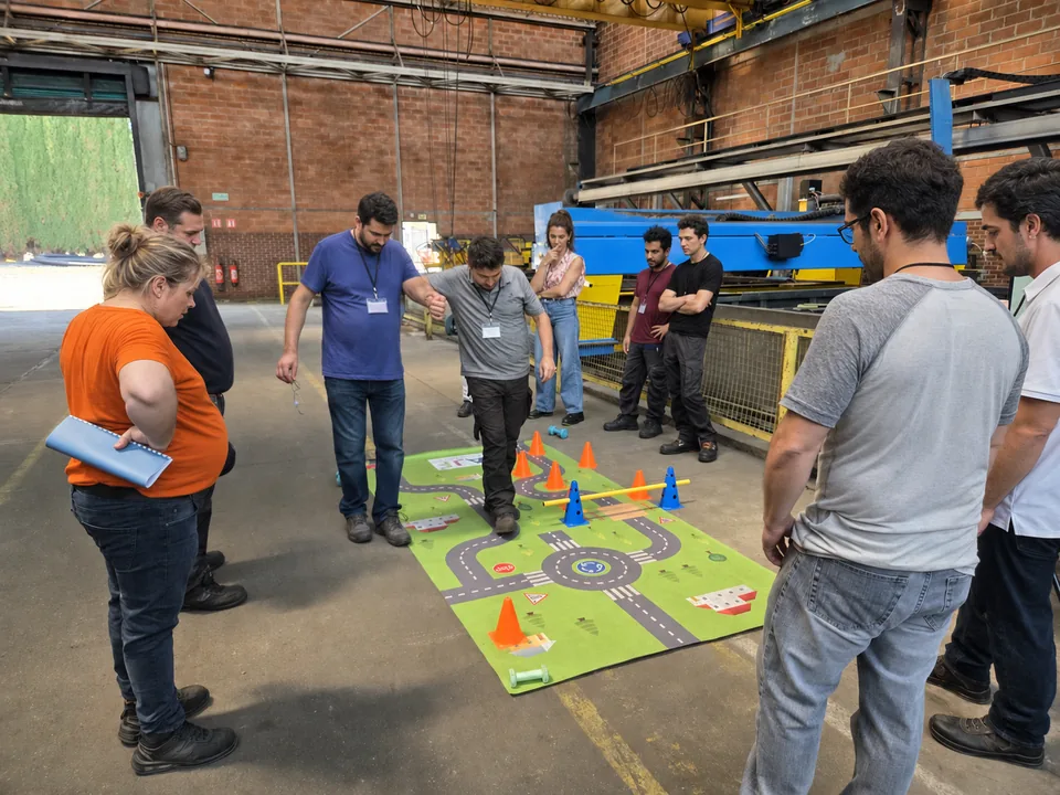Photographie d’un atelier de sensibilisation aux pratiques addictives pendant le Safety Day de Soissons