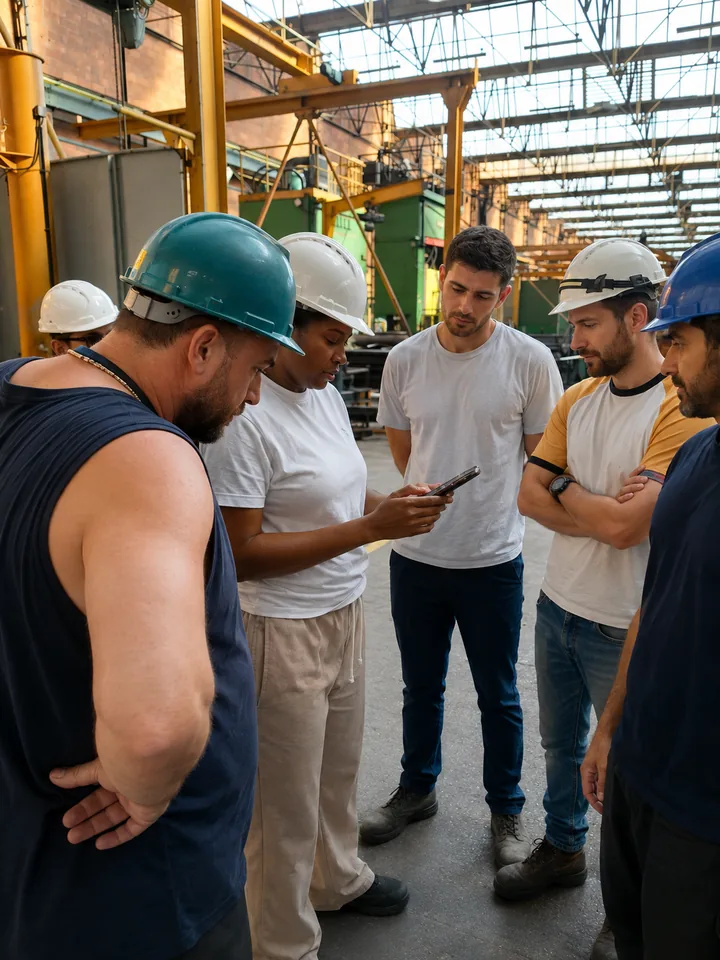 Photographie du quiz sécurité intégré au parcours du Safety Day
